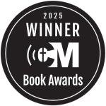 A badge for the 2025 CM Book Awards winner.