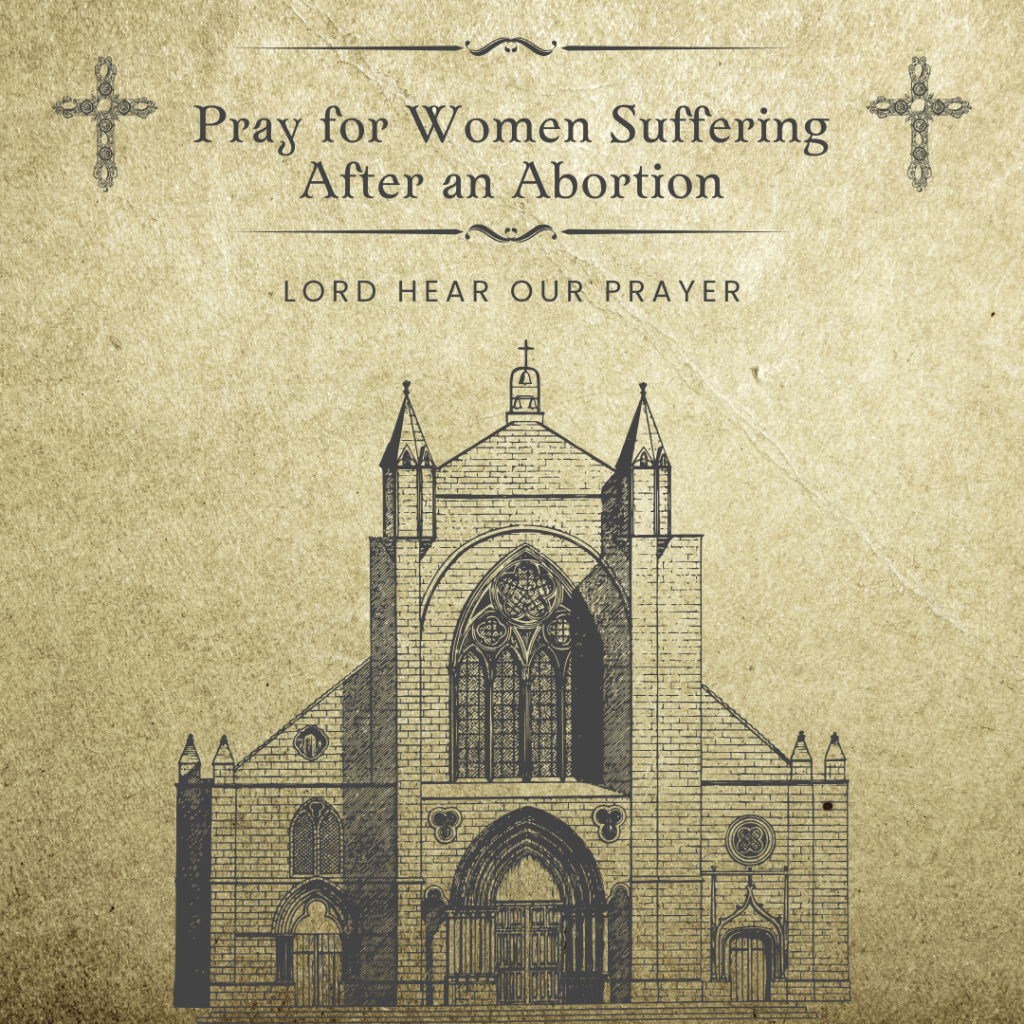 a church with a caption above it to pray