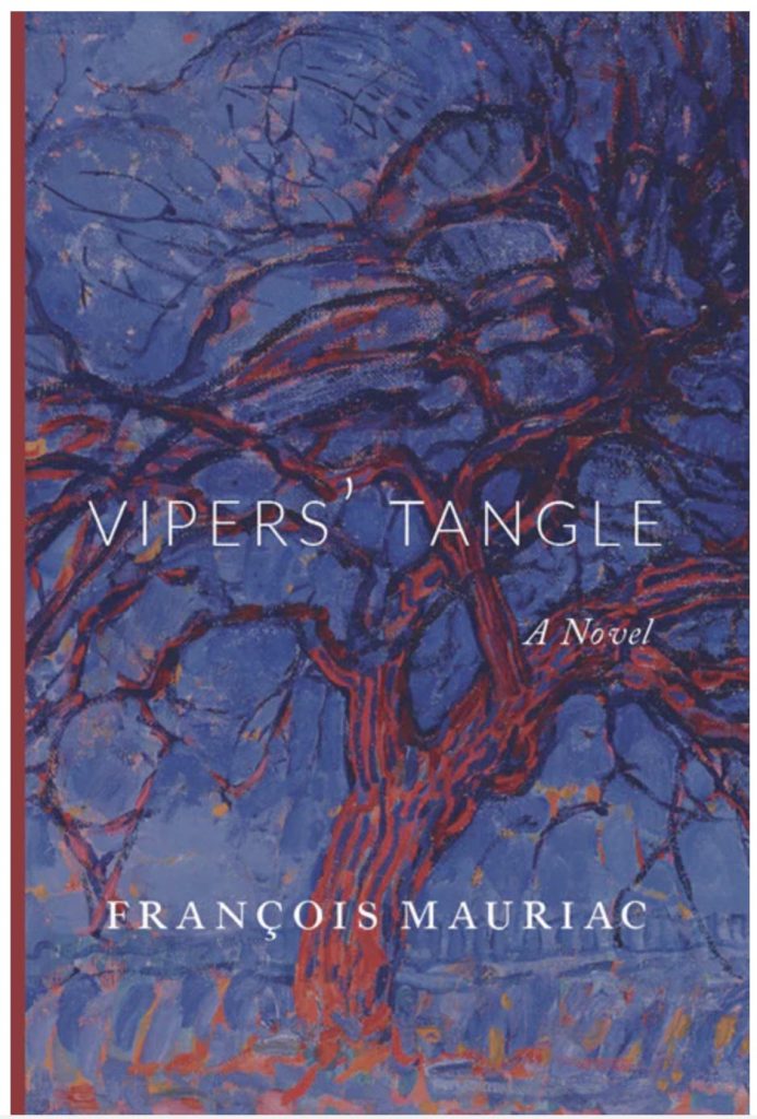 A book cover for Vipers' Tangle by Francois Mauriac.