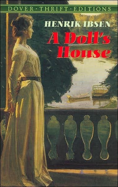 Book cover for A Doll's House by Henrik Ibsen.